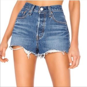 Levi’s 501 High Rise Denim Jean Shorts